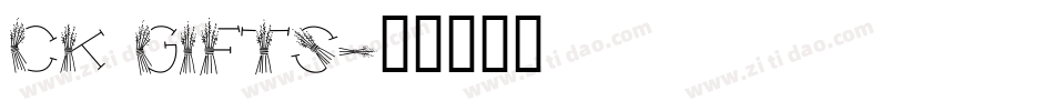 CK Gifts字体转换